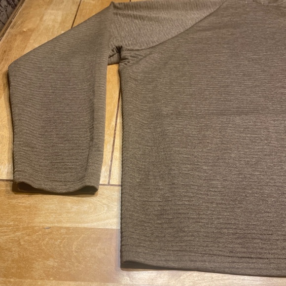 REI Co-Op Cooperative Long Way Home Hoodie Brown Ribbed Sweatshirt XXL - Picture 13 of 16